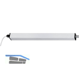 GEZE Spindelantrieb E 350 N, 230V, Hub 300 mm, Aluminium silber eloxiert