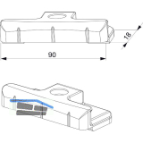 MACO Schlie�teil HG PVC 12/20-13, TROCAL 88+, silber (362174)