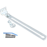 Oberlichtschere mit Laufstift u. Anschraubplatte o. Rast, Stahl verzinkt