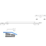 MACO Drehbegrenzung PVC/TV, FFB 240-1300 mm, Typ 1, 80 kg, silber (101519)