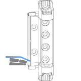 MACO Scherenlager DT160, 4/18 und 12/18 mm, 160 kg, silber (227470)