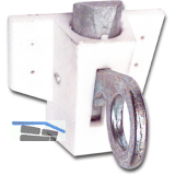 Oberlichtschnapper KU, Zamakfalle, Hebel Stahl, Geh�use Kunststoff braun