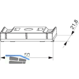 MACO Schlie�teil �ffnungsbegrenzung, f�r Kunststoffprofile, silber (228092)
