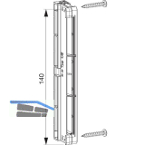 MACO MULTI-VENT Fensterfalzventil Typ 3/6/8/14 vertikal Kunststoff wei� (104743)