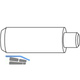 MACO St�tzd�bel f�r Ecklager DT160, 4 u. 12 mm Falzluft, ab 100 kg