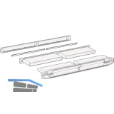 SIEGENIA Kanal-Set f�r Fensterl�fter Aeromat midi HY, Kunststoff wei� RAL9016