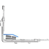 MACO MM Eckumlenkung variabel 1 iS waagrecht verl�ngerbar 1 Schlie�teil silber