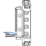 MACO Scherenlager DT160, 12/20 mm, 160 kg, silber (227471)