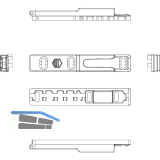 MACO MM Kipp-Dreh-Schlie�teil iS PVC 12/20-13, REHAU Geneo, rechts, silber