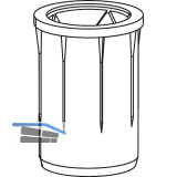 ROTO E-Tec Control NT/NX Einschlagh�lse f�r MVS/MTS Kontaktelemente silber