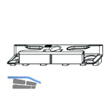 MACO Schlie�teil iS Euronut 7/8/4, Falzluft 12 mm, silber (96564)
