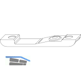 MACO Hebeschlie�teil Rund-/Schr�gfenster, Falzluft 4 mm (55214)