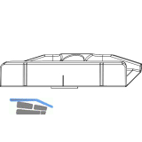 MACO Schlie�teil Falzluft 12 glatt Eurofalz 18 mm 9V silber (34980)