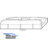 MACO Schlie�teil FL 12 glatt, Falz 24,13V, Positionsz.,Schr�gv., +1,2mm (357213)