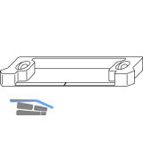 MACO MT Hebeteil Falzluft 12 mm, Eurofalz 18 mm, 9V, silber, universal (95113)