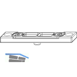 MACO Riegelschlie�teil, Falzluft 12mm glatt, Eurofalz 18, 9V,Positionsz. (26621)