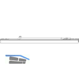 MACO �ffnungsbegrenzung m. Bremse, Arml�nge 145mm, FFB 280-380, silber (52976)