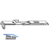 MACO MT Endverschluss Stulpfl�gelgetriebe Euronut oben Stangenausschluss