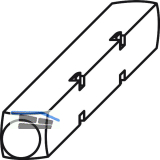 MACO Vierkantstift f�r Zwischengetriebe 7 x 30 mm (93228)