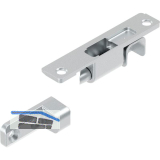 MACO Drehsperre aufschraubbar, selbstschlie�end, silber (10534)