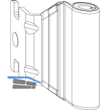 MACO Bandwinkel AS/PVC 12/20-13 mm, inkl. Abdeckkappe wei� (55009)