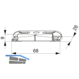 MACO Schlie�teil iS PVC 12/20-13, TROCAL Innonova 2000, -0,8 mm, silber (362176)