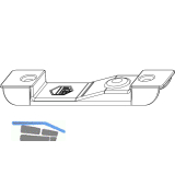 MACO Hebeschlie�teil Rund-/Schr�gfenster, Falzluft 4 mm, Versatz 13 mm (209364)