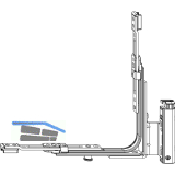 MACO MM Falzecklagerband DTuni mit �V, EH, 1iS, 12/18-13 mm, links, silber