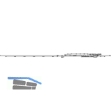 MACO MM Winkelbandschere f�r Rundbogenfenster Gr. 1250 9V 80 kg silber