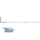 MACO MM Mittelverschluss einteilig EH 2 iS, FFB/FFH 480-700 mm (215448)