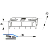 MACO Schlie�teil iS PVC 12/20-13, TROCAL, silber (354686)