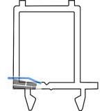 GU Thermostep 204 Abstandsprofil, L=3300 mm, Aluminium silber eloxiert