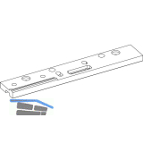 ROTO Unterlage Ecklager Designo f�r Bodenschwelle PROFINE 76/88 links silber
