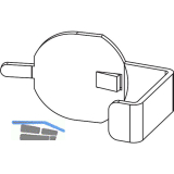 ROTO NT/NX Anbohrschutz f�r Getriebe Dornma� 8/15 mm Stahl verzinkt