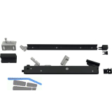 HAUTAU FL190 �ffnerschere mit Universal-Fl�gelbock, Alu schwarz RAL 9005