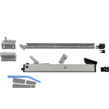 HAUTAU FL190 �ffnerschere mit Universal-Fl�gelbock, Alu silber eloxiert