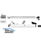 HAUTAU FL190 �ffnerschere mit Universal-Fl�gelbock, Alu wei� RAL 9016