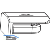 ROTO NT/NX Falzauflauf einsteckbar Rahmenteil f�r SH-Schlie�st�ck 13V silber