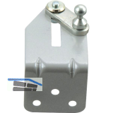 HAUTAU FL190 Winkel-Fl�gelbock f. Rund-, Flach- und Schr�gfenster, Alu silber