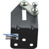 HAUTAU FL190 Winkel-Fl�gelbock f. Rund-, Flach- und Schr�gfenster, Alu schwarz