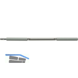 HAUTAU FL190 Knickkurbel, Aluminium silber eloxiert