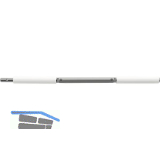 HAUTAU FL190 Knickkurbel, Aluminium einbrennlackiert wei� RAL 9016