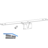 HAUTAU Kupplungsschiene ZV/F Ma� X 8,3 mm silber