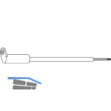 ROTO E-Tec Control Magnetischer Verschluss Sensor VdS C rund Kabel 6 m wei�