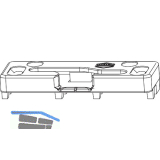 MACO PAS Spaltl�ftungsschlie�teil PVC 12/20-13 K�MMERLING silber links