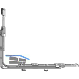 MACO MM Eckumlenkung variabel 1 iS waagrecht verl�ngerbar Tricoat-Evo (232857)