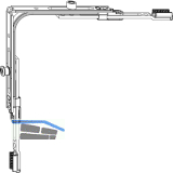 MACO-TRONIC MM Eckumlenkung 1 i.S.-Zapfen 1 Kontaktgeber Tricoat-Evo (232865)