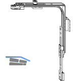 MACO MM Eckumlenkung SFG variabel 1250 mm 1iS mit Spreizhebel Tricoat-Evo