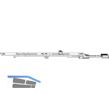 MACO MM Stulpverl�ngerung verl�ngerbar 1 iS L=235 mm Tricoat-Evo (232891)