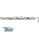 MACO Dreh-/Kippbandstulp fix POWER FFB 255-1400 150kg Tricoat-Evo (236305)